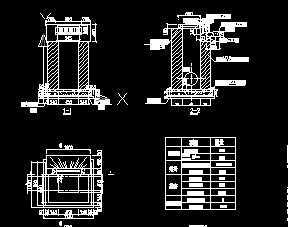某侧立式雨水井构造详图