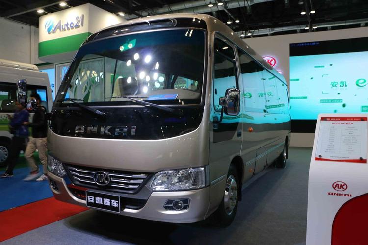 安凯携三款新能源客车亮相新能源车成果展