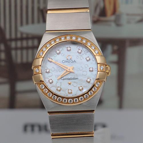 【95新】欧米茄星座系列123.25.24.60.55.001自动机械腕表女表