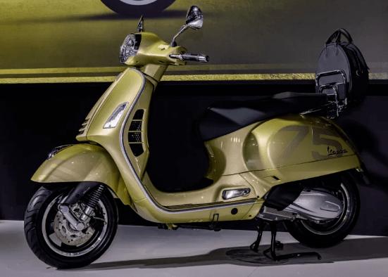比亚乔发布vespa75周年新配色.