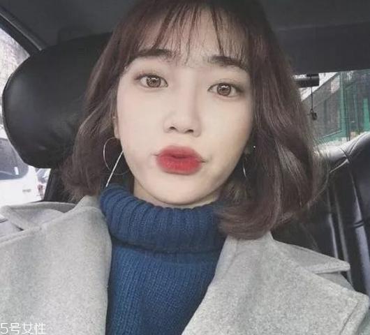2018韩式齐肩发型图片显脸小的女生发型