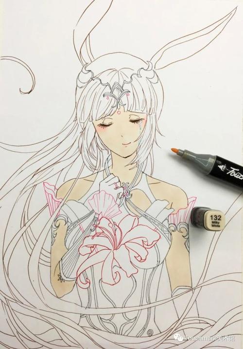 t馆小课堂:【马克笔】《斗罗大陆》之小舞