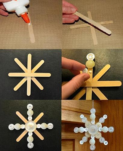 废旧光盘手工小制作创意diy用雪糕棍制作的30个创意小手工艺品收藏