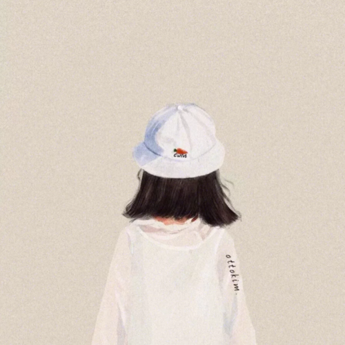 超级好看的女生背影头像