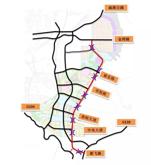中 "七纵,十四横"的重要组成部分,作为228国道城区段,也是宁德通往