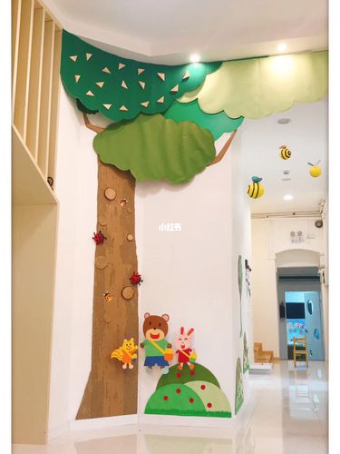 森林系幼儿园环创_幼儿园环创_森林系_美术_少儿美术_教育_学前教育