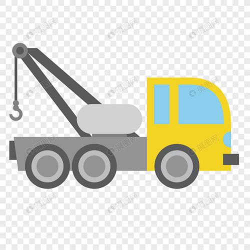 卡通吊车矢量素材