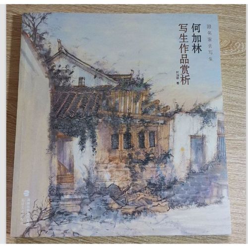 何加林写生作品赏析跟名家去写生山水画写生画国画