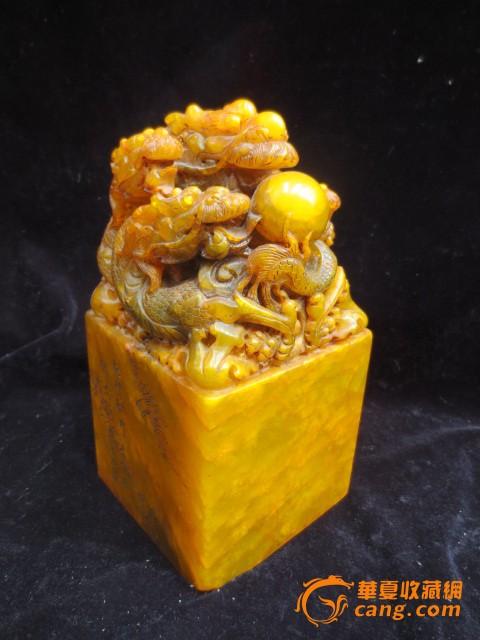 老黄蜡石印章