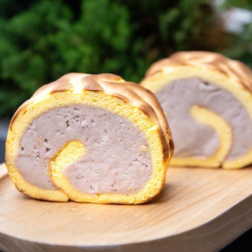 一只澜 低卡低糖虎皮芋泥卷手工纯虎皮盒子蛋糕200g糕点心无添加