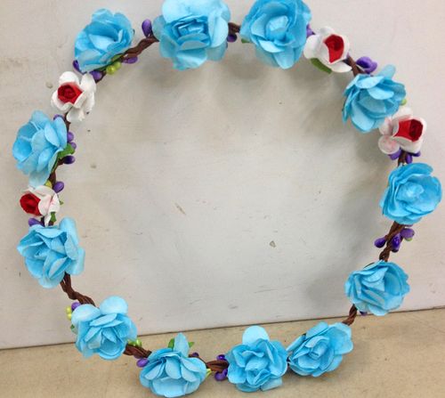 丑小丫吸卡手工花环 眼镜二合一儿童手工益智玩具diy制作头饰手环