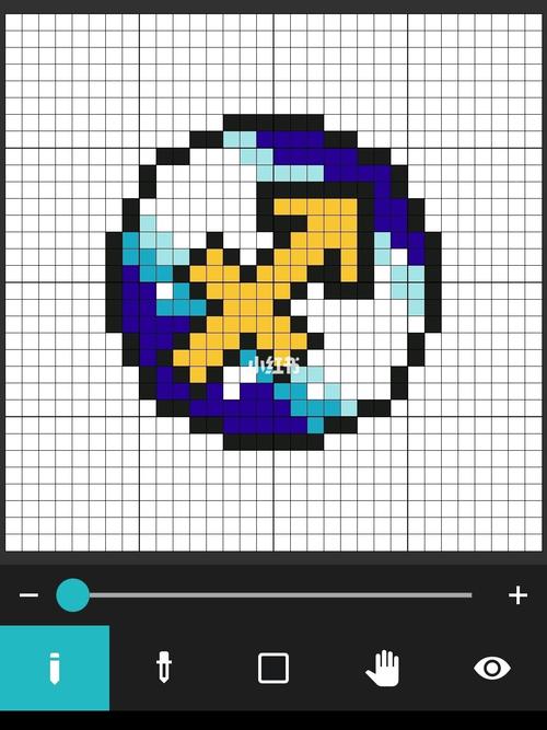 十二星座像素画之射手座7215篇_射手座_像素画_文化_绘画