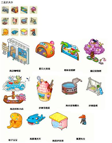 皮卡堂里1,2,3星级家具劵各可获得什么家具