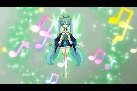 简笔画初音未来小花仙