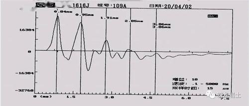 7.5 断桩波形图二