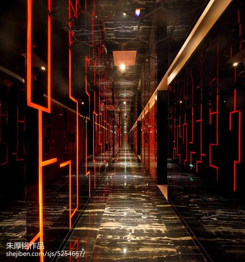 紫龙汇ktv过道效果图