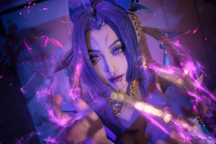 英雄联盟灵魂莲华卡西奥佩娅cosplay