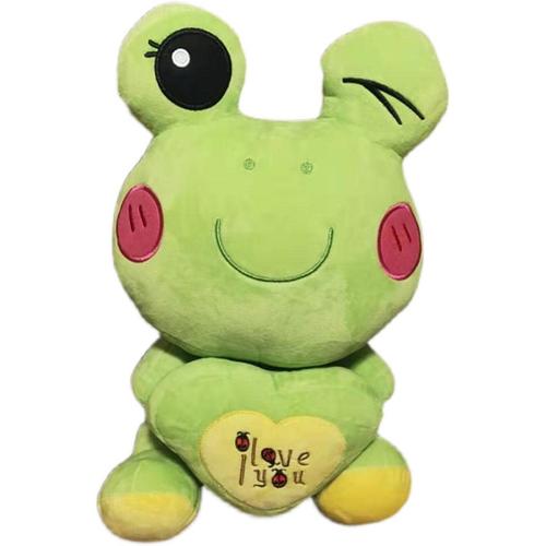 儿童布偶马思纯同款青蛙公仔蛤蟆玩偶毛绒玩具绿色可爱送女孩礼物
