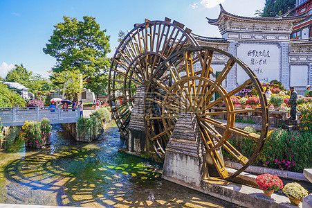 丽江自然风景云南丽江背景