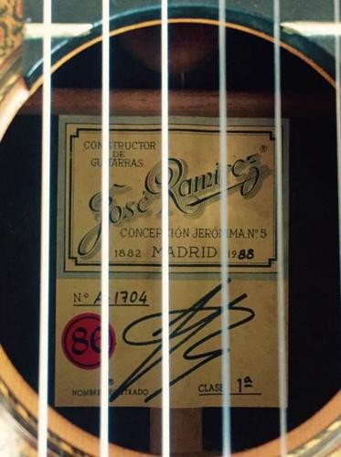 音乐会古典吉他 顶配巴枚版拉米雷斯ramirez 1a 86型号
