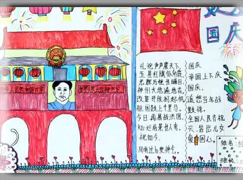 祖国美家乡好黑板报 祖国黑板报图片素材