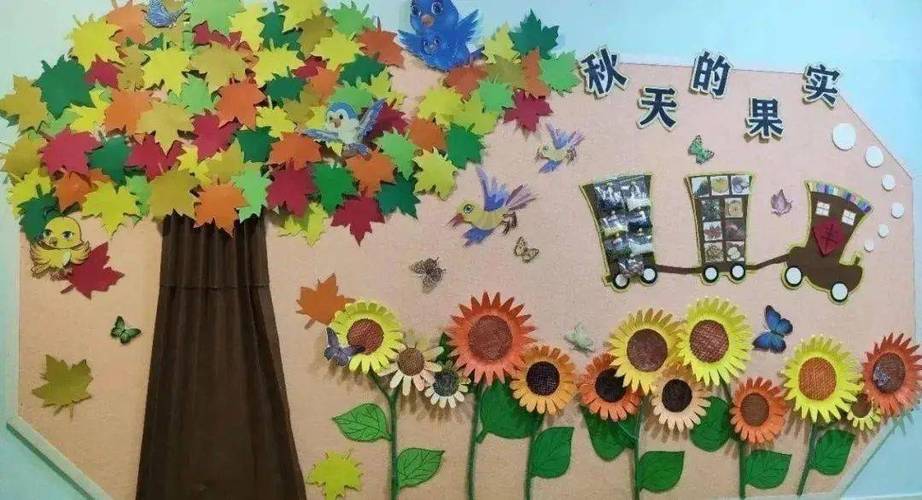 超美秋季主题环创来啦!主题墙,吊饰,家园栏,树叶创意画全齐了!