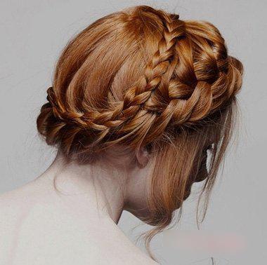 10款鱼骨辫编发马尾盘发的辫法发型