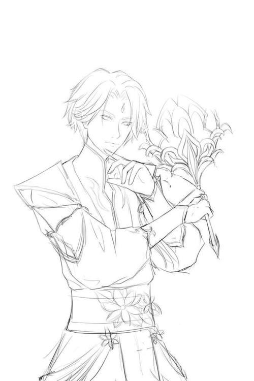 武林仙君简笔画