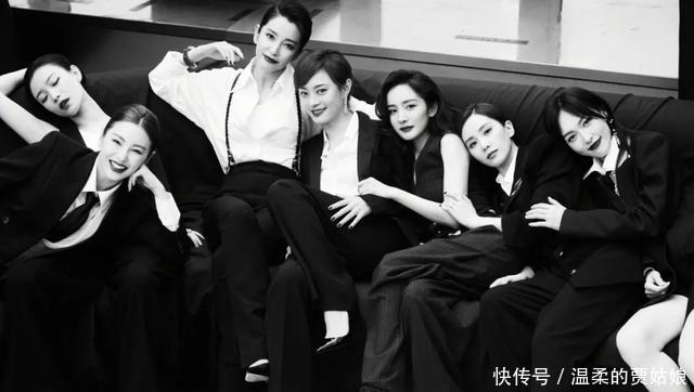 这一组女明星群像,是摄影师冯海拍摄的,全部没有经过后期修图.