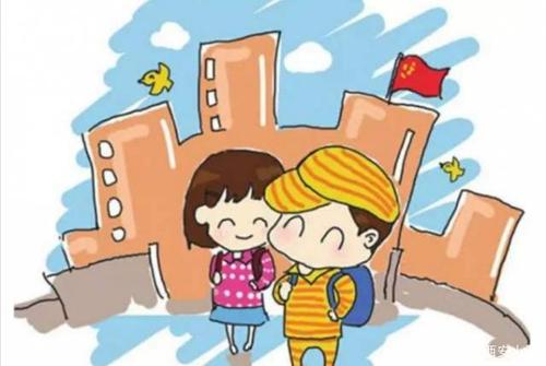 西安市的孩子们上学了