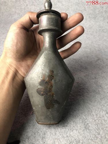 民国老锡酒壶