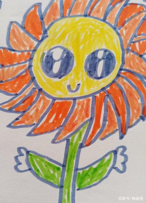 一年级娃的课堂画作:卡通(苏少版上册)