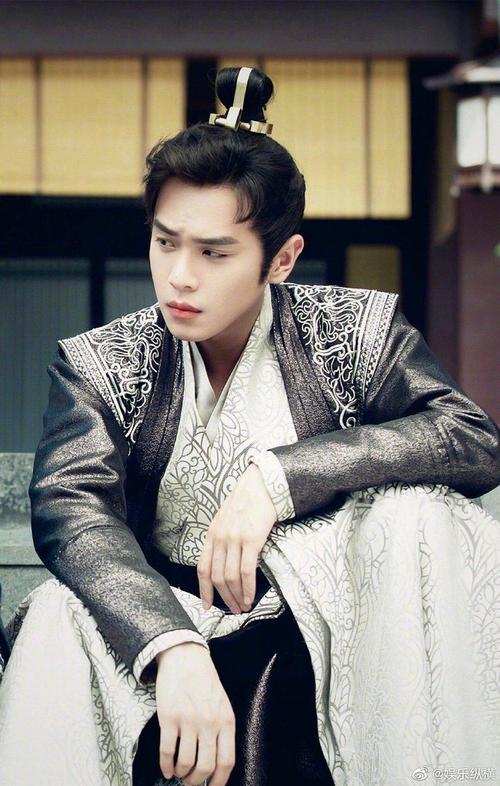 三皇子穿着京都皇室风格的锦袍