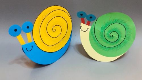 【瑞园亲子制作】亲子手工《快乐的蜗牛》