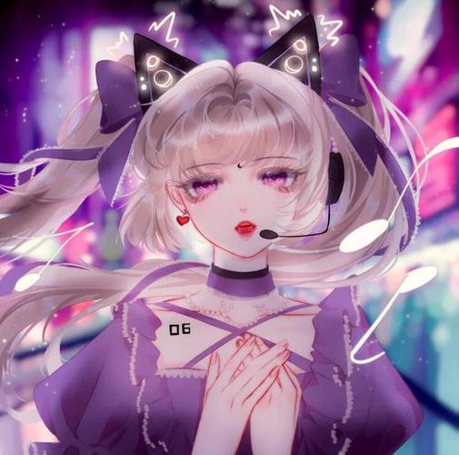 仙女动漫头像,哎呀!今天忘记画眼影