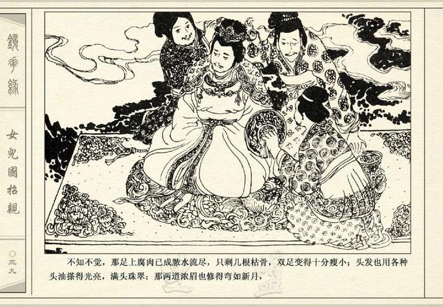 五万部经典连环画库珍藏版镜花缘06女儿国招亲
