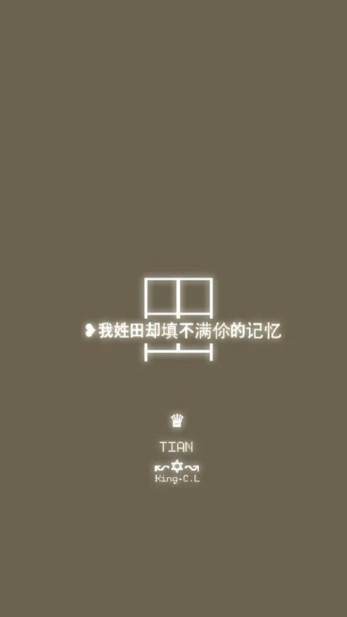 我姓田的文字图片