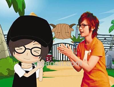 《大家一起喜羊羊》 q版周笔畅现身(图)