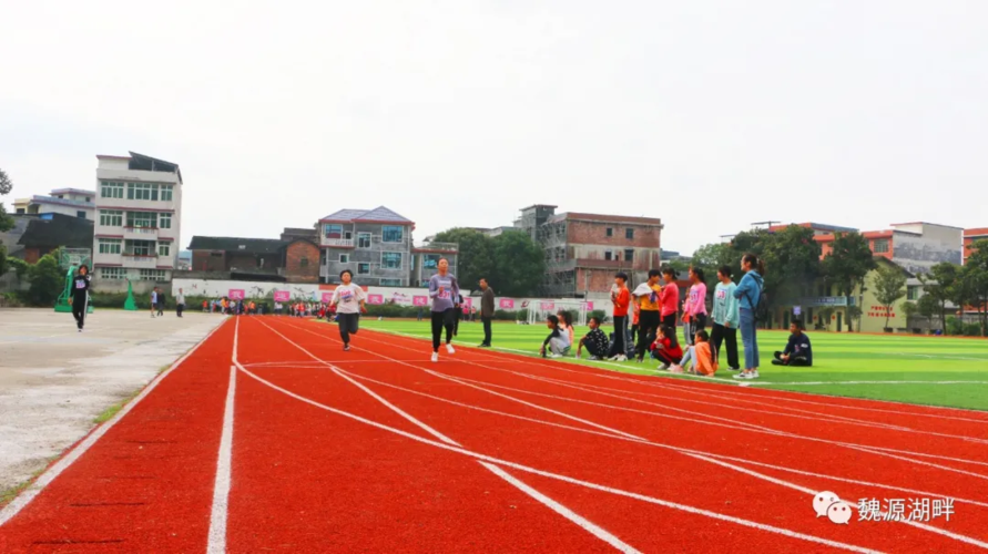 隆回县六都寨镇中心学校举行田径运动会