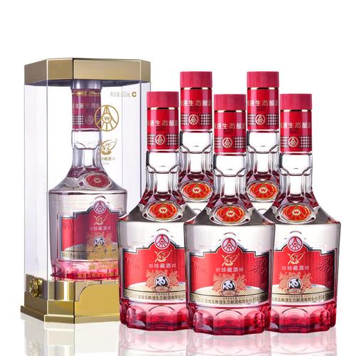 52°五粮液股份公司出品 绿豆珍藏酒浓香型白酒500ml(6瓶装) $768.