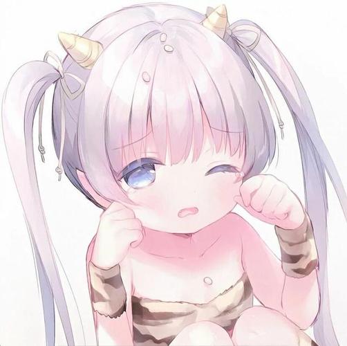 俏皮可爱的双马尾头像