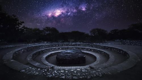 星空下的祭坛_1920x1080_高清视频素材下载(编号:)