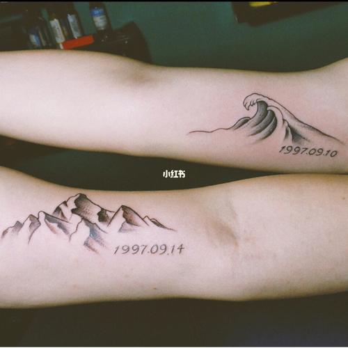 海誓山盟情侣纹身7215781598第一次纹身_纹身_男朋友_穿衣