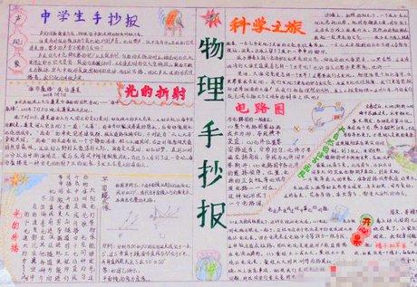 趣味 物理手抄报