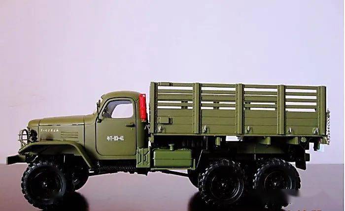 (愚谷ca30型6驱老解放越野军用卡车模型)