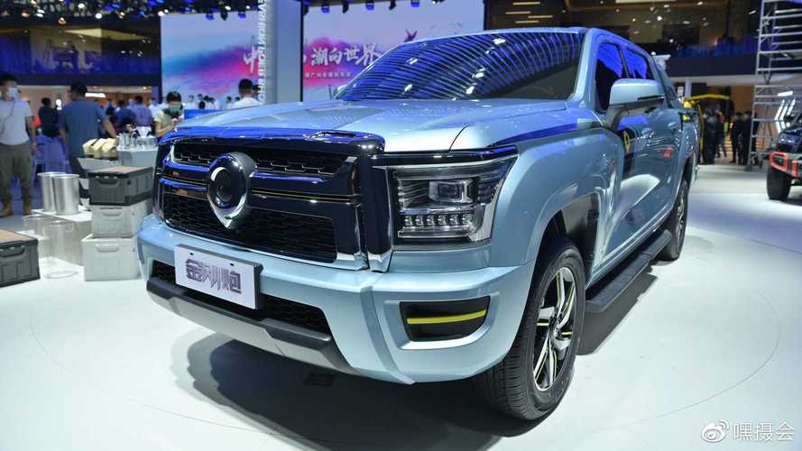 other vehicles at great wall"s stand include the baja mad man