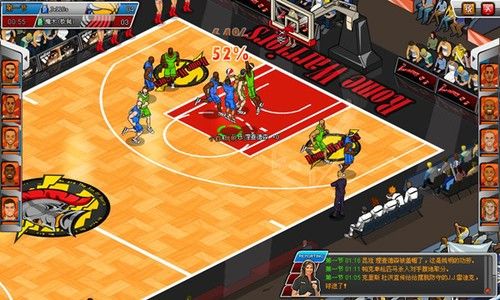 开心玩《热血篮球》妖星前场三叉戟