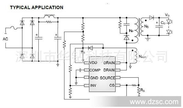 ob3396ap原边反馈led驱动ic