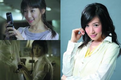 与《男儿本色》; 刘梓妍扮演的陈晋女友何家怡清纯可爱; 与《男儿本色