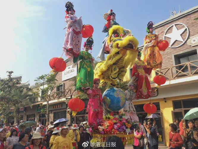 湛江过年特色之吴川飘色##春节摄影大赛
